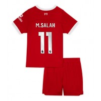 Liverpool Mohamed Salah #11 Hemmaställ Barn 2023-24 Korta ärmar (+ Korta byxor)
